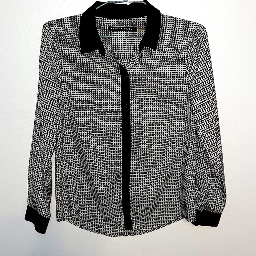 Women Ivanka trump long sleeve blouse